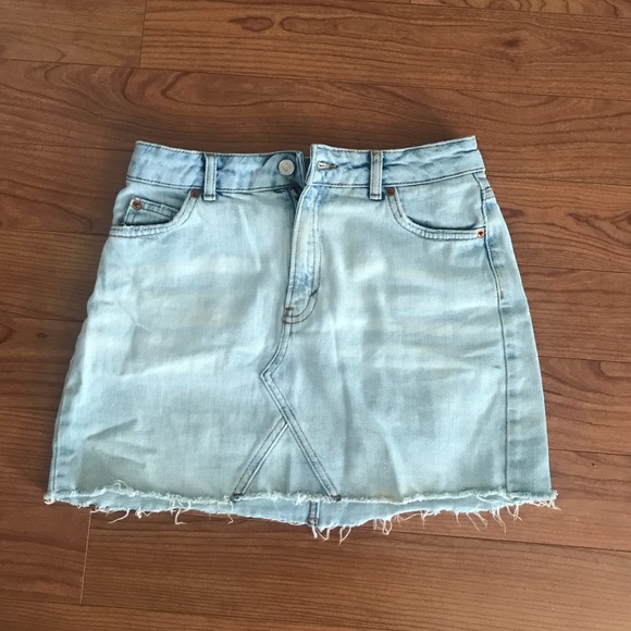 TOPSHOP DENIM SKIRT - Picture 1 of 3